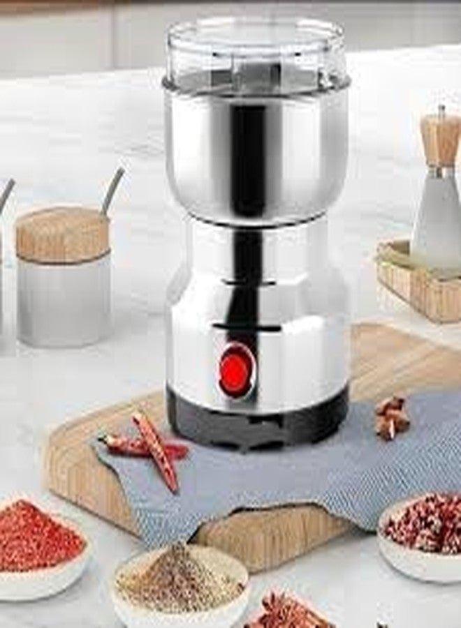 SWEEVAN Stainless-Steel-Multifunction-Smash-Machine-Spice-Grinder-Portable-Electric-Grain-Mill-Grinder-Dry-Fruit-Steel-Grain-Spices-Cereals-Seasonings-Coffee-Bean-Grinder-Machine - Image 2